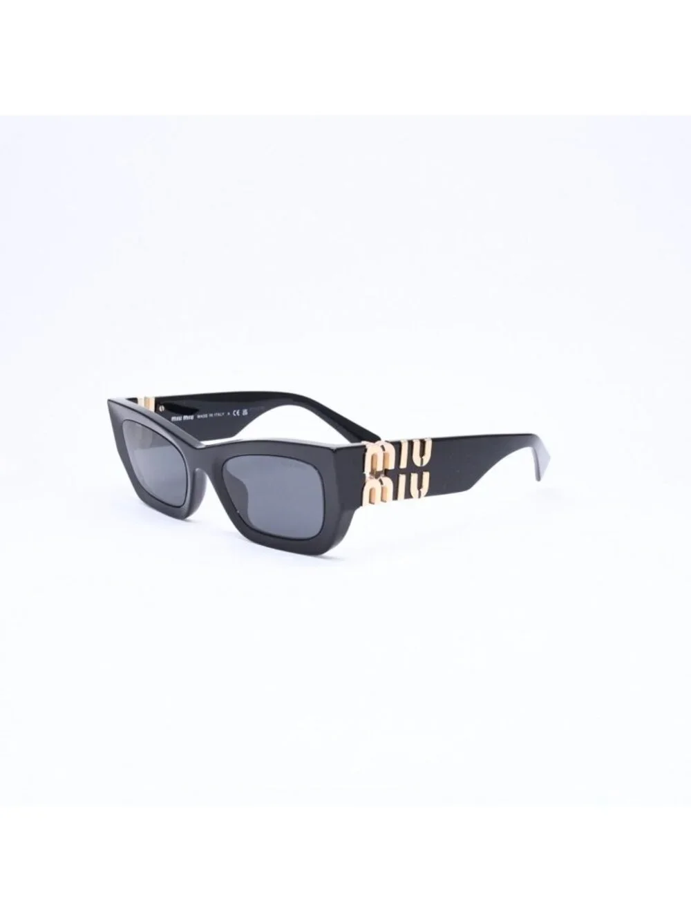 Miu Miu Sunglasses Eyewear Black Gold
